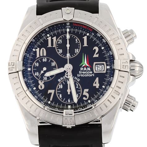 breitling chronomat frecce tricolori 1994|breitling chronomat white dial.